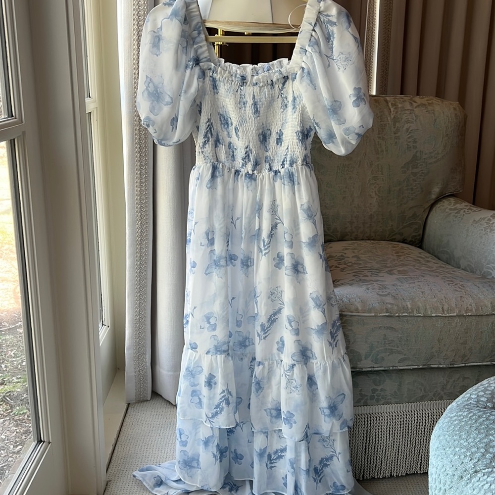 Free the roses maxi dress